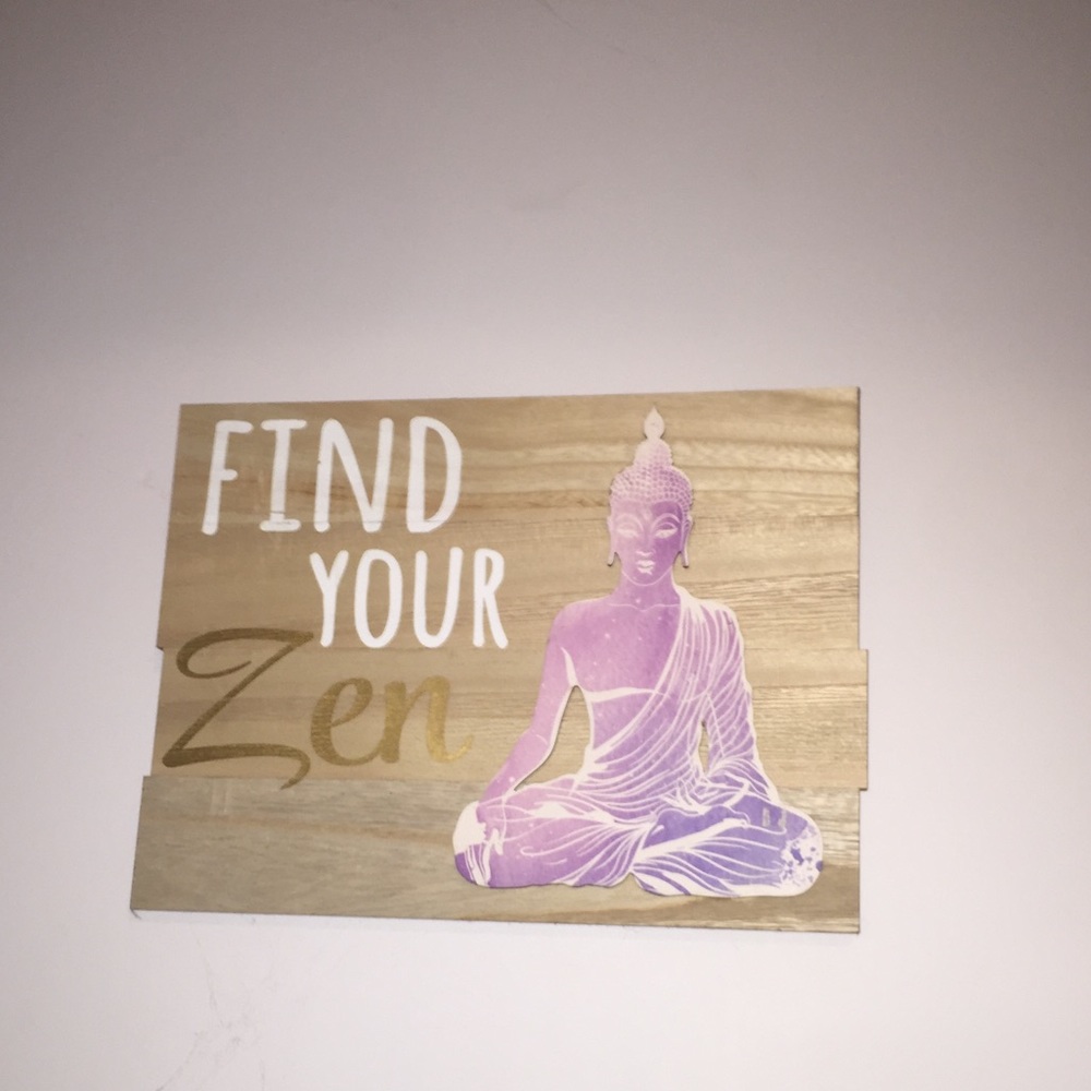 BOHO FIND YOUR ZEN WOODEN SIGN